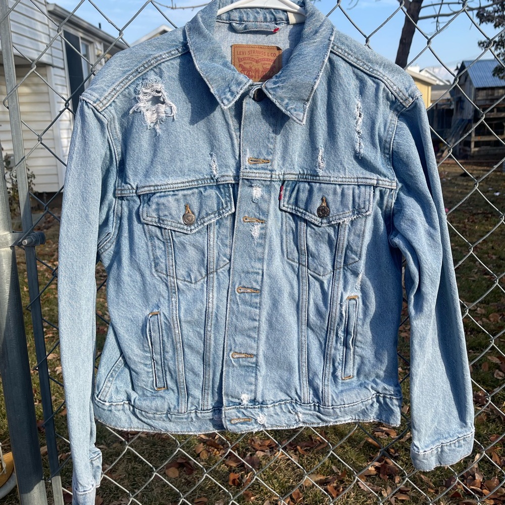 Distressed Levi’s Denim Jacket